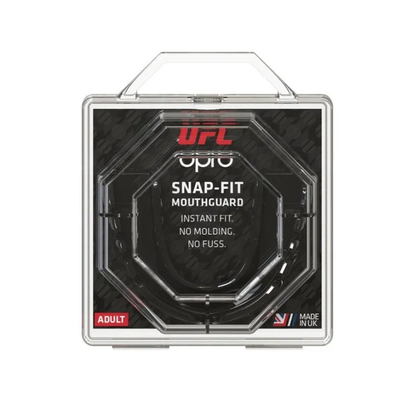 Капа OPRO Snap-Fit UFC Hologram Black фото товару