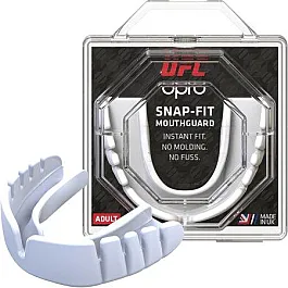 Капа OPRO Snap-Fit UFC Hologram White