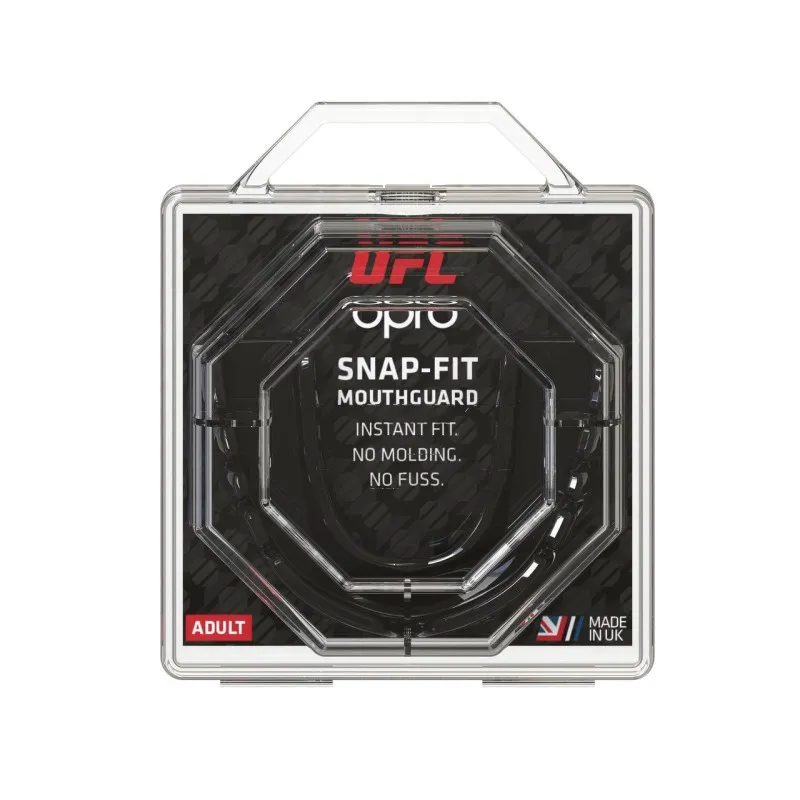 Капа OPRO Junior Snap-Fit UFC Hologram Black фото товару
