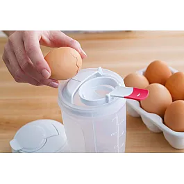 Универсальный блендер BlenderBottle Whiskware EggMixer 3-в-1 591 мл Белый (EggMixer)