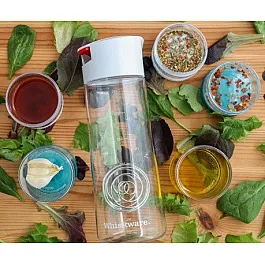 Универсальный блендер для приготовления заправки к салату BlenderBottle Whiskware Dressing Белый (Dressing)