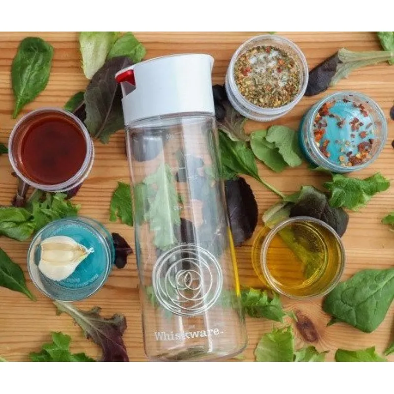 Универсальный блендер для приготовления заправки к салату BlenderBottle Whiskware Dressing Белый (Dressing) фото товару