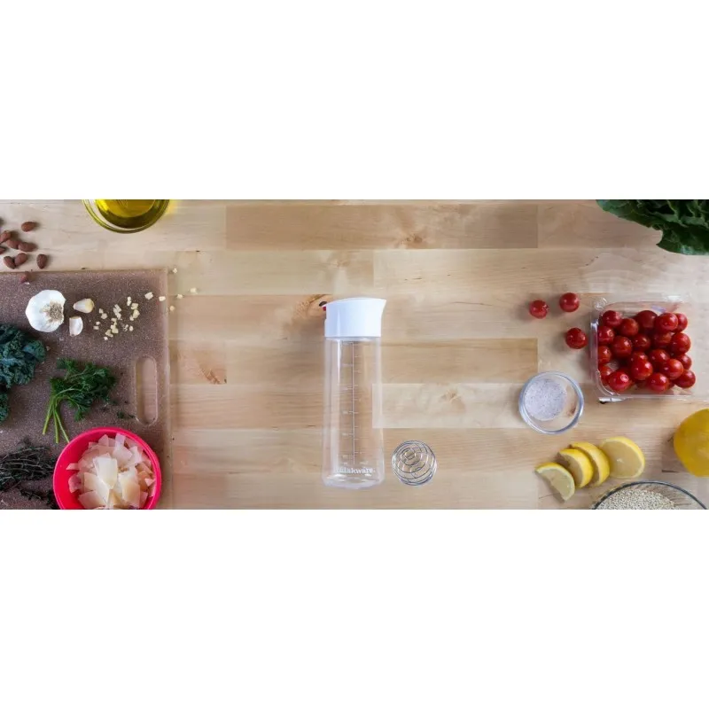 Универсальный блендер для приготовления заправки к салату BlenderBottle Whiskware Dressing Белый (Dressing) фото товару