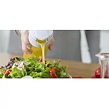 Универсальный блендер для приготовления заправки к салату BlenderBottle Whiskware Dressing Белый (Dressing) фото товару