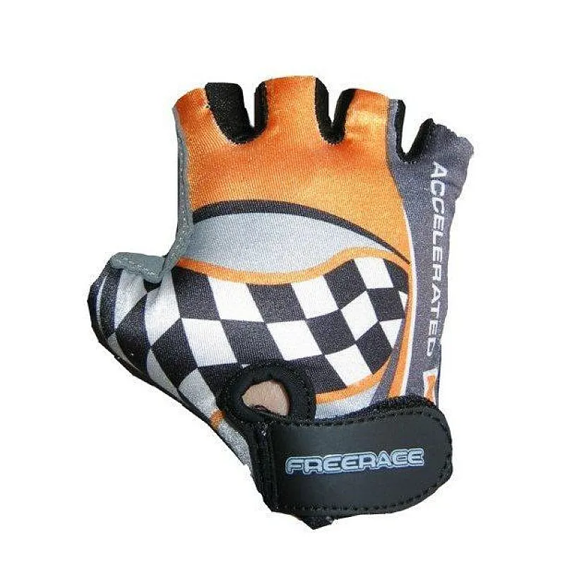Велоперчатки детские Freerace FC-1000 (размер 4) Orange фото товару