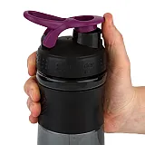 Спортивная бутылка-шейкер BlenderBottle SportMixer 820ml Black/Plum (ORIGINAL) фото товару