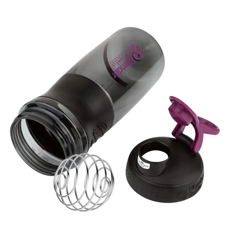 Спортивная бутылка-шейкер BlenderBottle SportMixer 820ml Black/Plum (ORIGINAL) фото товару