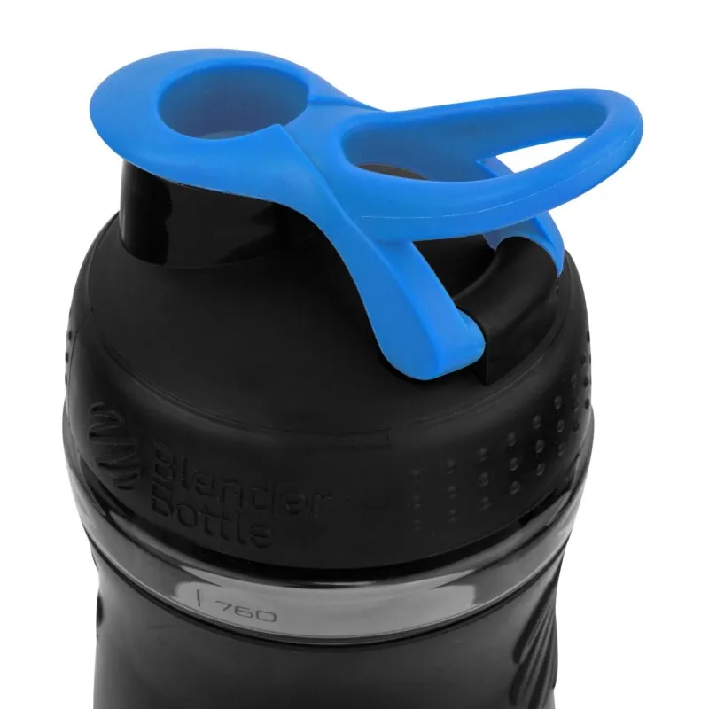 Спортивная бутылка-шейкер BlenderBottle SportMixer 820ml Black/Cyan (ORIGINAL) фото товара