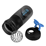 Спортивная бутылка-шейкер BlenderBottle SportMixer 820ml Black/Cyan (ORIGINAL) фото товара