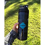 Спортивная бутылка-шейкер BlenderBottle SportMixer Signature Sleek BLACK DIAMOND NATIVE 820мл (ORIGINAL) фото товара