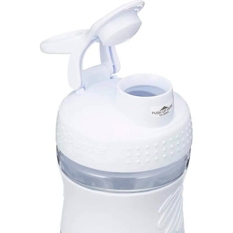 Спортивная бутылка-шейкер BlenderBottle SportMixer 590ml White (ORIGINAL) фото товару