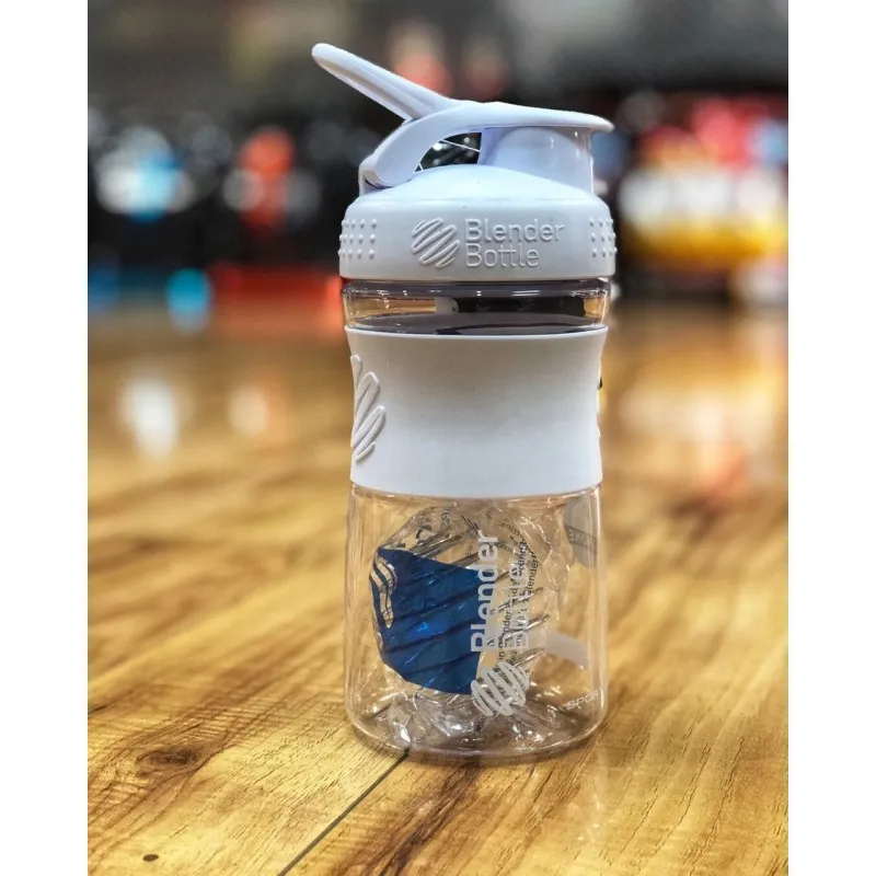 Спортивная бутылка-шейкер BlenderBottle SportMixer 590ml White (ORIGINAL) фото товару
