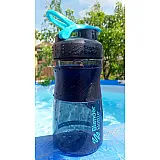 Спортивная бутылка-шейкер BlenderBottle SportMixer 590ml Black/Teal (ORIGINAL) фото товару