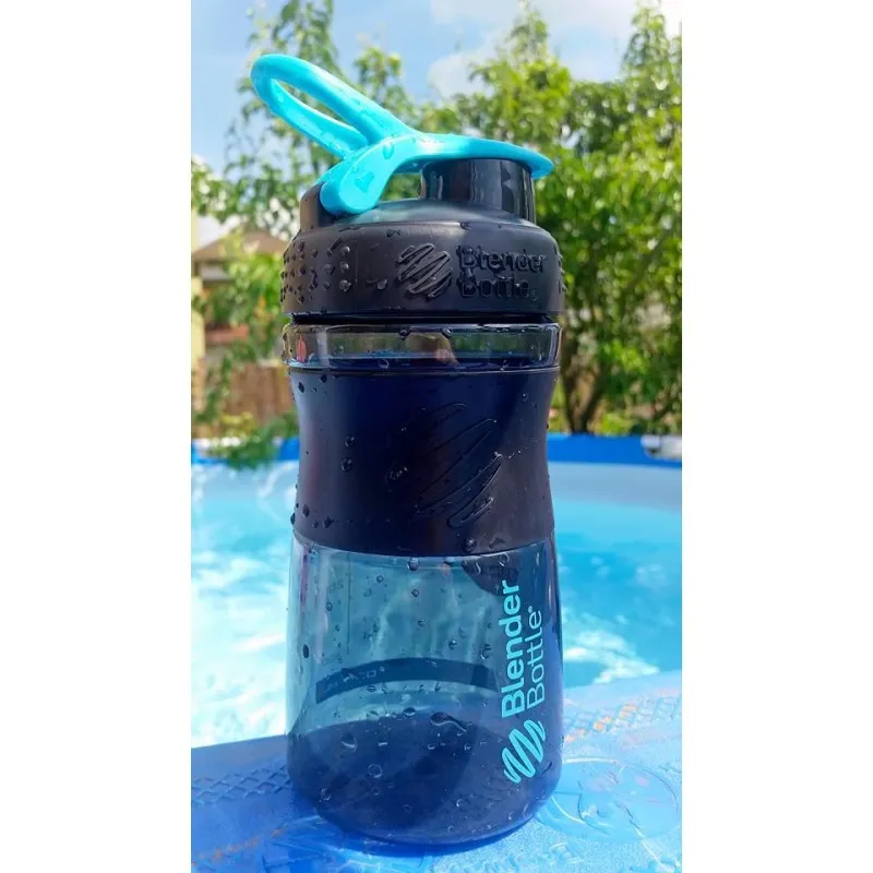 Спортивная бутылка-шейкер BlenderBottle SportMixer 590ml Black/Teal (ORIGINAL) фото товару