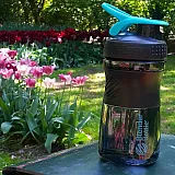 Спортивная бутылка-шейкер BlenderBottle SportMixer 590ml Black/Teal (ORIGINAL) фото товару