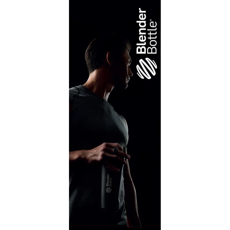 Спортивная бутылка-шейкер BlenderBottle  Radian THERMO EDELSTAHL 26OZ / 770ML Black (ORIGINAL) фото товару
