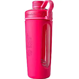 Спортивная бутылка-шейкер BlenderBottle Radian Glass Pink (скло ) 820мл (ORIGINAL)