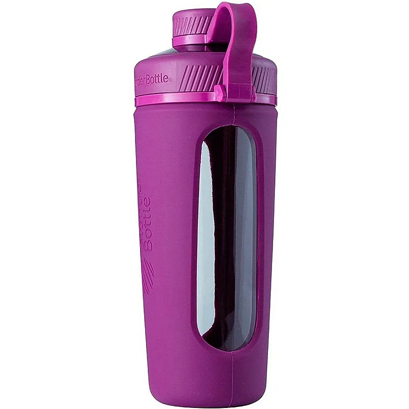 Спортивная бутылка-шейкер BlenderBottle Radian Glass Purple (скло )820мл (ORIGINAL) фото товару