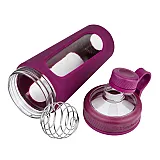 Спортивная бутылка-шейкер BlenderBottle Radian Glass Purple (скло )820мл (ORIGINAL) фото товару