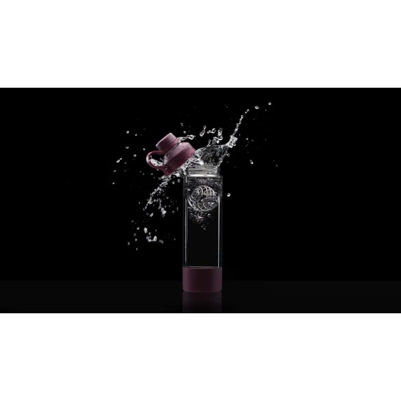 Спортивная бутылка-шейкер BlenderBottle Mantra Glass Plum (СКЛО) 600мл (ORIGINAL) фото товару