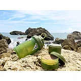 Шейкер спортивный BlenderBottle ProStak 650ml с 2-мя контейнерами Moss Green (ORIGINAL) фото товару