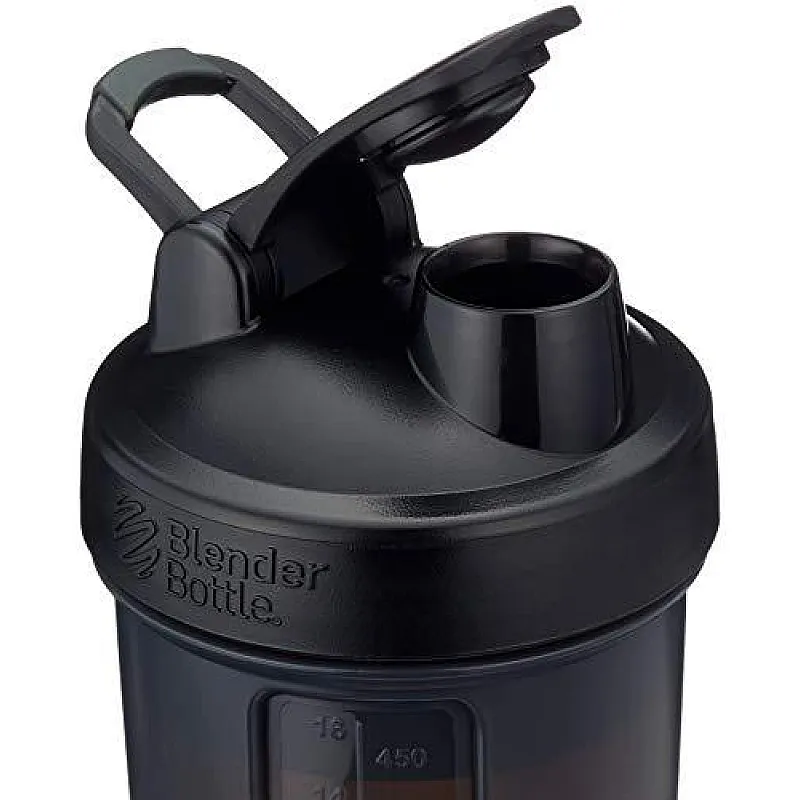 Шейкер спортивный BlenderBottle ProStak 650ml с 2-мя контейнерами Black (ORIGINAL) фото товара