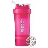 Шейкер спортивный BlenderBottle ProStak с шариком 650 мл Розовый фото товару