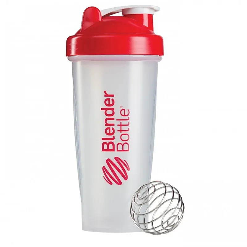 Шейкер спортивный BlenderBottle Classic 28oz/820ml прозрачный/красный (ORIGINAL) фото товара
