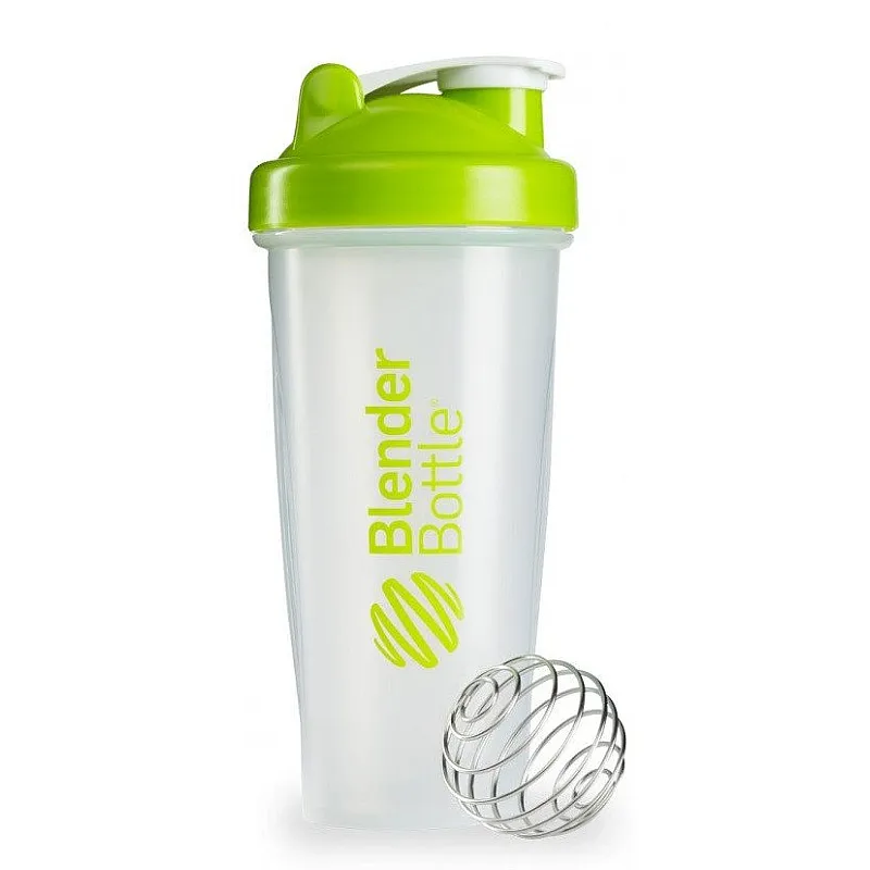 Шейкер спортивный BlenderBottle Classic 28oz/820ml прозрачный/зеленый (ORIGINAL) фото товара