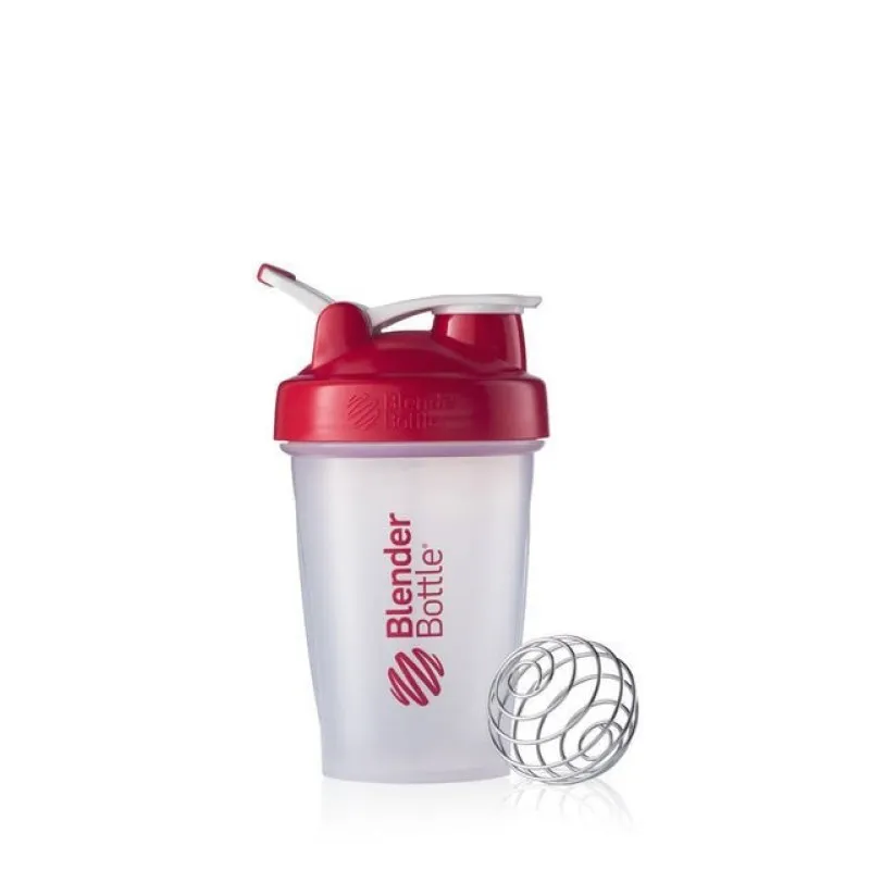 Спортивный шейкер BlenderBottle Classic Loop 590ml Clear/Red (ORIGINAL) фото товару