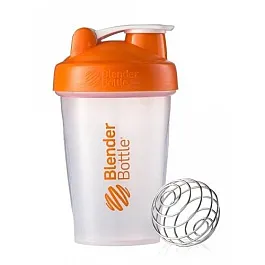 Шейкер спортивный BlenderBottle Classic 20oz/590ml прозрачно/оранжевый (ORIGINAL)