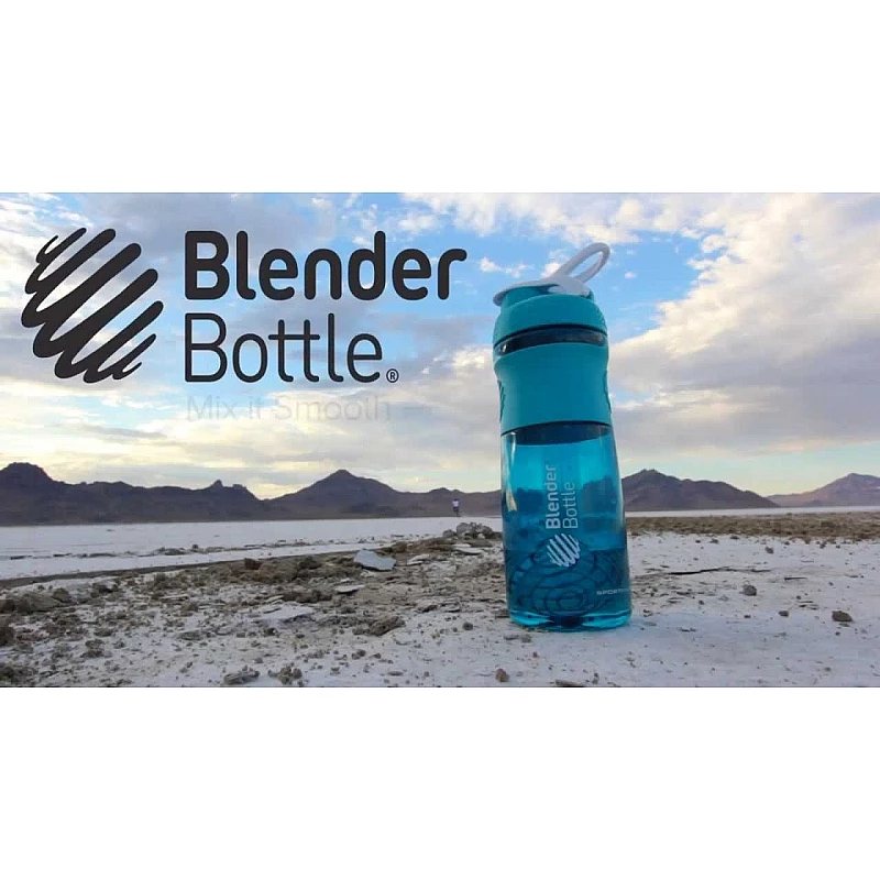 Спортивная бутылка-шейкер BlenderBottle SportMixer 28oz/820ml Аква (ORIGINAL) фото товару