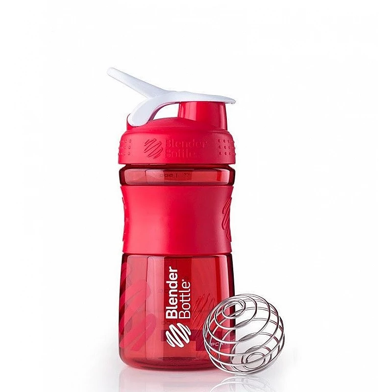 Спортивная бутылка-шейкер BlenderBottle SportMixer 20oz/590ml красный (ORIGINAL) фото товару