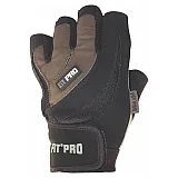 Перчатки для тяжелой атлетики Power System S1 Pro FP-03 Black/Brown L фото товару