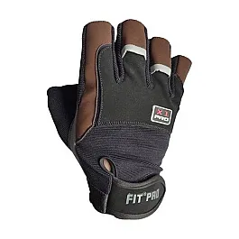 Перчатки для тяжелой атлетики Power System X1 Pro FP-01 Black/Brown XXL