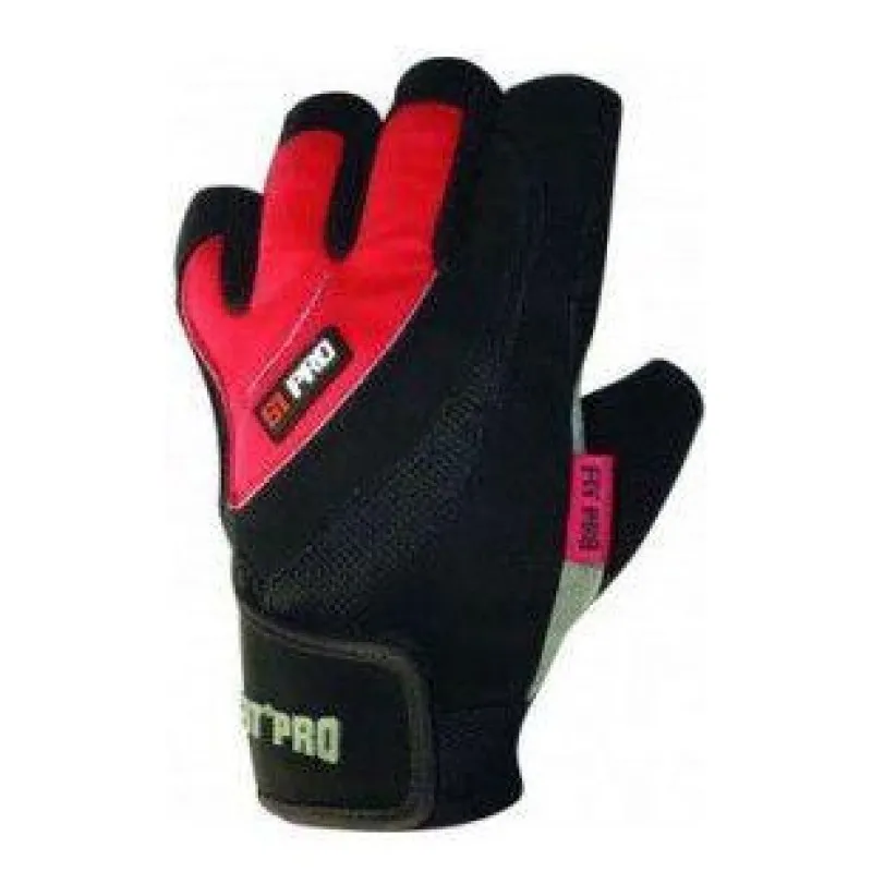 Перчатки для тяжелой атлетики Power System X1 Pro FP-01 Red L фото товару