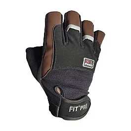 Перчатки для тяжелой атлетики Power System X1 Pro FP-01 S Black/Brown