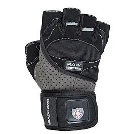 Перчатки для тяжелой атлетики Power System Raw Power PS-2850 S Black/Grey