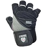 Перчатки для тяжелой атлетики Power System Raw Power PS-2850 S Black/Grey фото товару