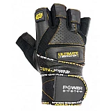 Перчатки для тяжелой атлетики Power System Ultimate Motivation PS-2810 M Black/Yellow фото товару