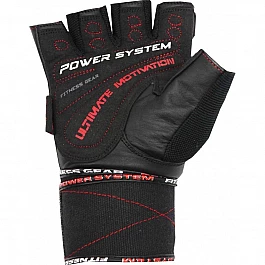 Перчатки для тяжелой атлетики Power System Ultimate Motivation PS-2810 S Black/Red