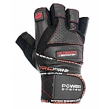 Перчатки для тяжелой атлетики Power System Ultimate Motivation PS-2810 L Black/Red фото товару