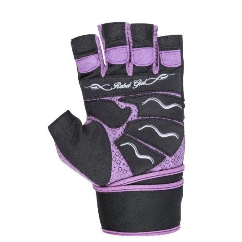 Перчатки для фитнеса и тяжелой атлетики Power System Rebel Girl PS-2720 L Purple фото товара