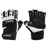 Перчатки для фитнеса и тяжелой атлетики Power System No Compromise PS-2700 L Black/White фото товару