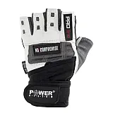 Перчатки для фитнеса и тяжелой атлетики Power System No Compromise PS-2700 XS Grey/White фото товару