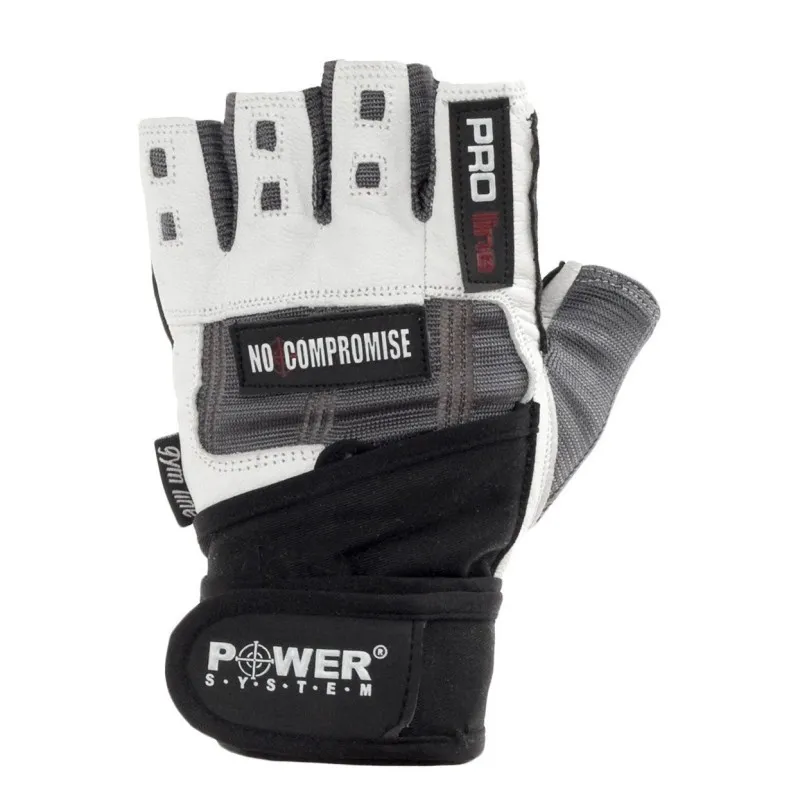 Перчатки для фитнеса и тяжелой атлетики Power System No Compromise PS-2700 XL Grey/White фото товару