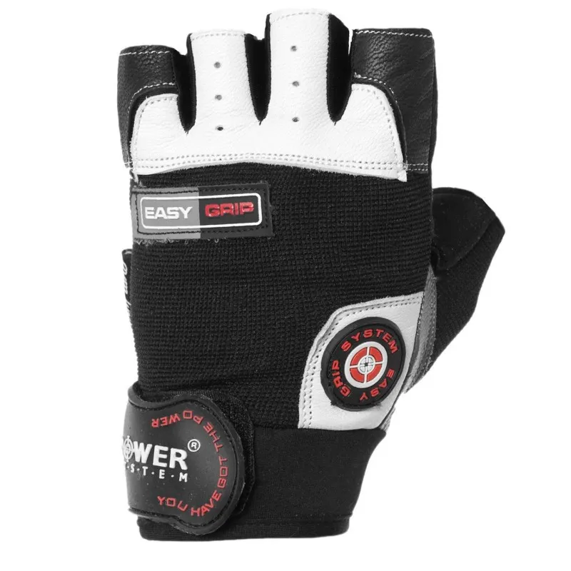 Перчатки для фитнеса и тяжелой атлетики Power System Easy Grip PS-2670 XXL Black/White фото товару