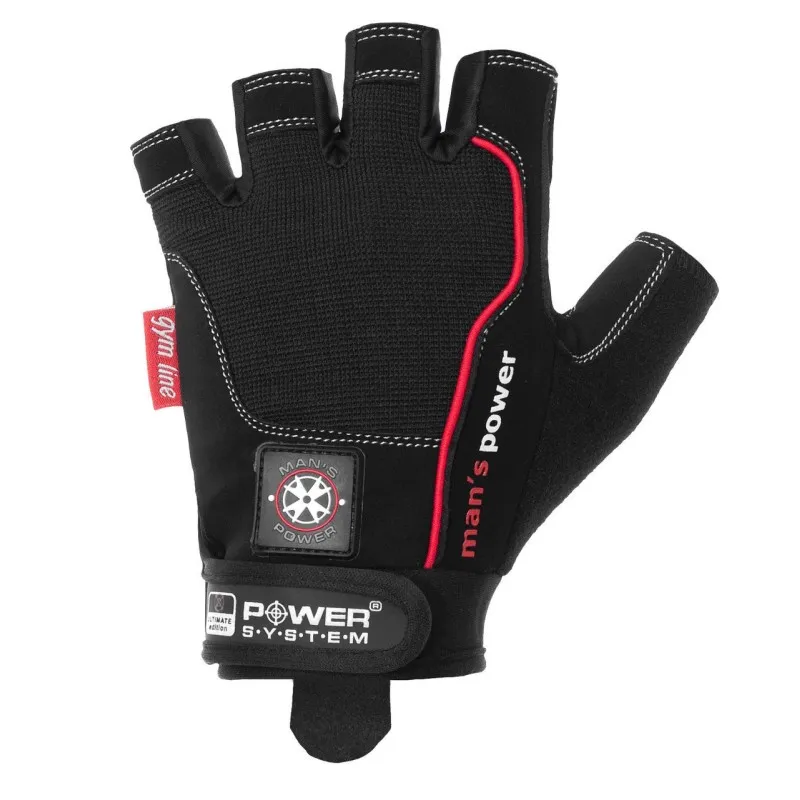 Перчатки для фитнеса и тяжелой атлетики Power System Man’s Power PS-2580 M Black фото товару