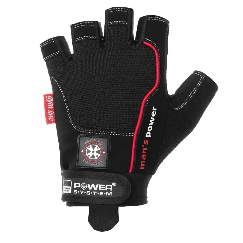 Перчатки для фитнеса и тяжелой атлетики Power System Man’s Power PS-2580 XL Black фото товару