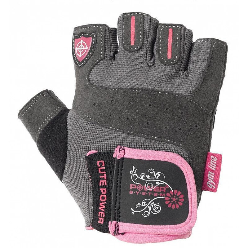 Перчатки для фитнеса и тяжелой атлетики Power System Cute Power PS-2560 женские L Pink фото товара
